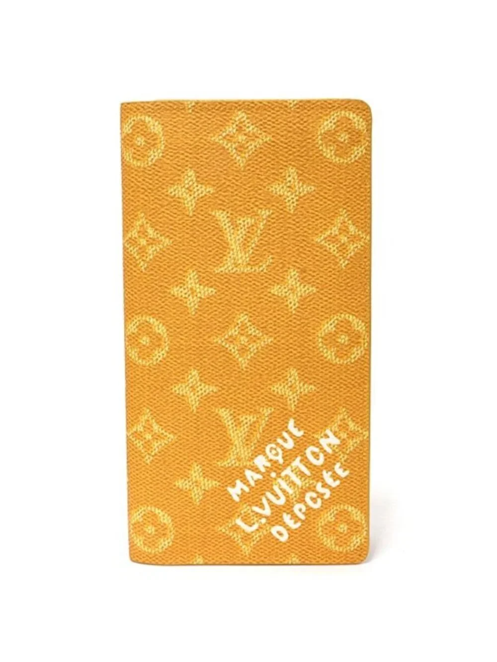 Louis Vuitton Portefeuille Brazza NM Wallet Monogram Heritage Canvas Yellow